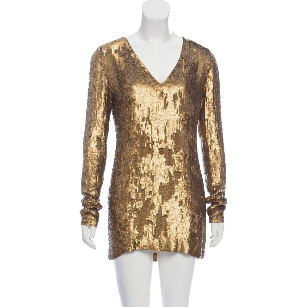 Haute Hippie Gold Dress